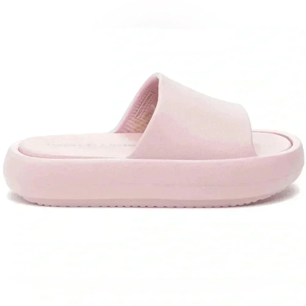J Slides Light Pink SQUISH EVA Sandals Beach Slides Womens Size 11 NEW